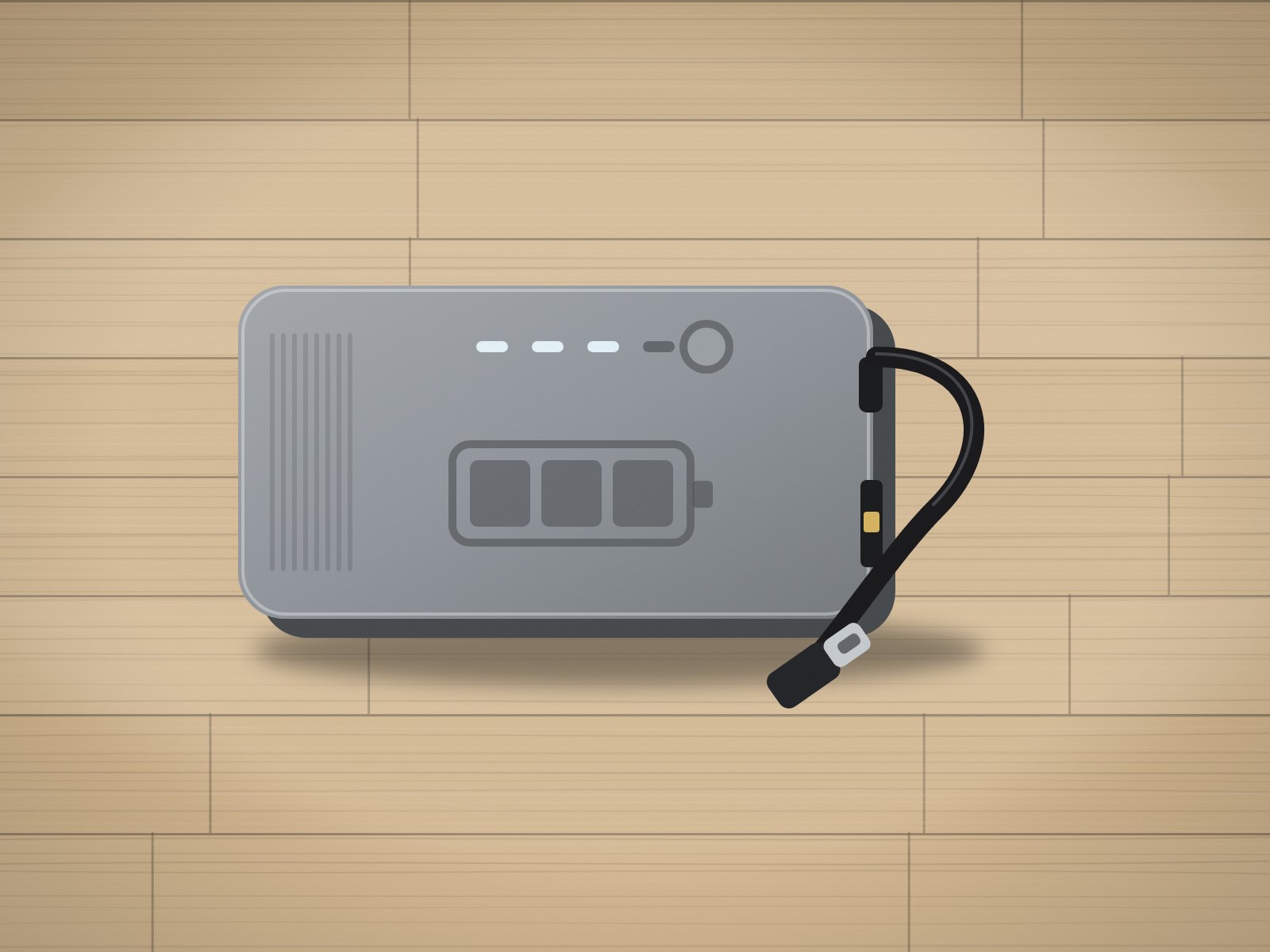 Grey power bank